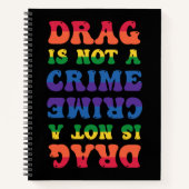 Drag ist kein Crime-Notebook Notizblock (Vorderseite)