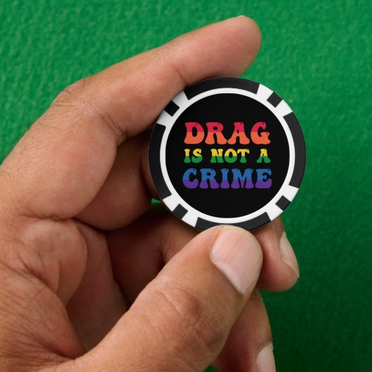 Drag ist kein Crime Poker Chips (Hand)
