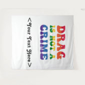 Drag ist kein Kriminalfilm Wandteppich (Vorderseite (Horizontal))