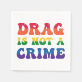 Drag ist kein Kriminalpapier von Napkins Serviette (Vorderseite)