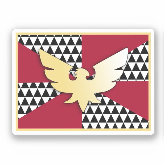 Drag Pride-Flag Aufkleber (Vorderseite)