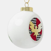Drag Pride-Flag Keramik Kugel-Ornament (Links)