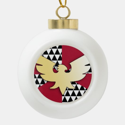 Drag Pride-Flag Keramik Kugel-Ornament (Vorderseite)