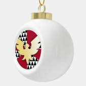 Drag Pride-Flag Keramik Kugel-Ornament (Rechts)