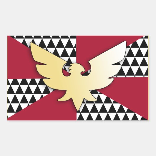 Drag Pride-Flag Rechteckiger Aufkleber (Vorderseite)