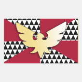 Drag Pride-Flag Rechteckiger Aufkleber (Vorderseite)