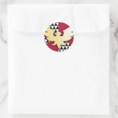 Drag Pride-Flag Runder Aufkleber (Tasche)