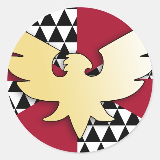 Drag Pride-Flag Runder Aufkleber (Vorderseite)