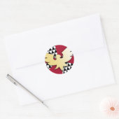 Drag Pride-Flag Runder Aufkleber (Umschlag)