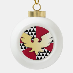 Drag Pride-Flagge Keramik Kugel-Ornament
