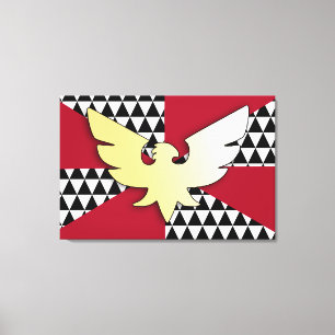 Drag Pride-Flagge Leinwanddruck