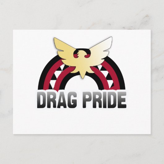 Drag Pride Postkarte (Vorderseite)