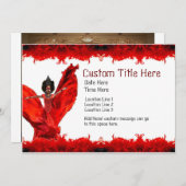 Drag Queen Custom Par ty Einladungen (Vorne/Hinten)