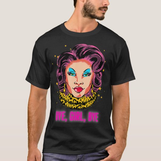 Drag Queen Doll Drag Queen Face Graphic Drag T-Shirt (Vorderseite)