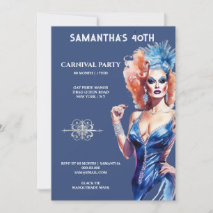 Drag Queen lgbtq Karneval Festival Gglitz Einladung