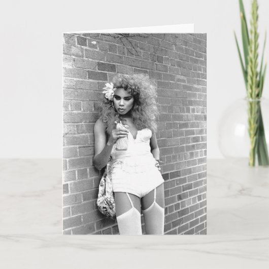 Drag Queen NYC 1989 Karte (Vorderseite)