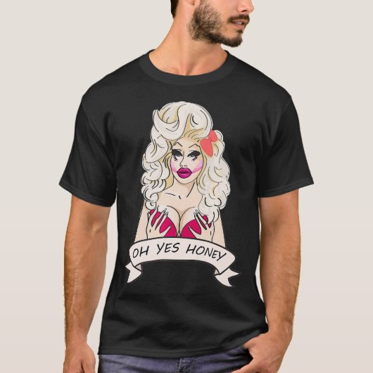 Drag Queen Oh Honey yes Premium T-Shirt (Vorderseite)