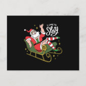 Drag Queen Santa Postkarte (Vorderseite)
