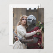 Drag Queen und ein Ritter Postkarte (Vorne/Hinten)