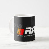 "Drag Race Car Graphic Design Kaffeetasse (Vorderseite Links)