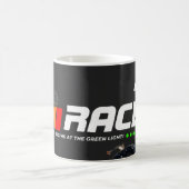 "Drag Race Car Graphic Design Kaffeetasse (Mittel)