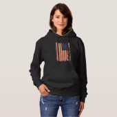Drag Racing American Flag Drag Racing Lover Hoodie (Vorne ganz)