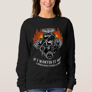 Drag Racing  Automotor Mechanik Motorsport Sweatshirt