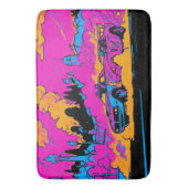 Drag-Racing Burn-Out - Drag-Racing Cars Badematte (Vorderseite Vertikal)