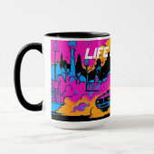 Drag-Racing Burn-Out - Drag-Racing Cars Tasse (Links)