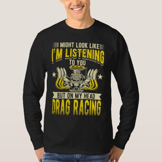 Drag Racing Fan Big Blocks T-Shirt (Vorderseite)