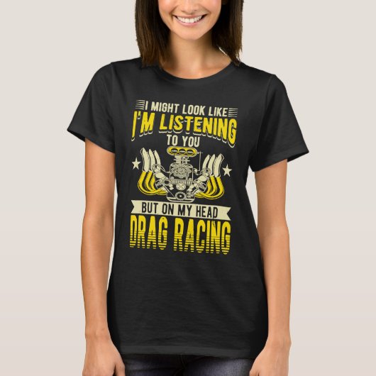Drag Racing Fan Big Blocks T-Shirt (Vorderseite)