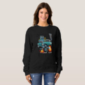 Drag Racing Fifties Race Car Street Machine Gonna Sweatshirt (Vorne ganz)
