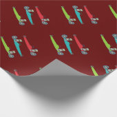 Drag Racing Geschenkpapier (Ecke)