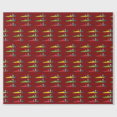 Drag Racing Geschenkpapier (Flach)