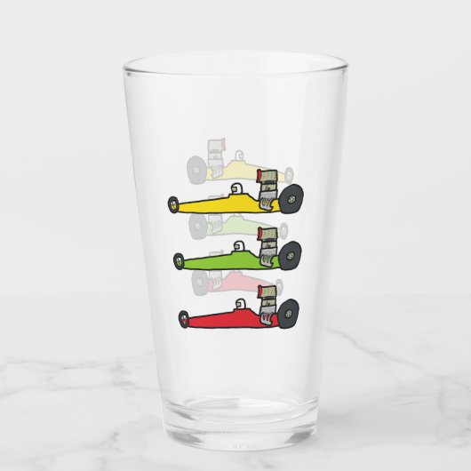 Drag Racing Glas (Vorderseite)