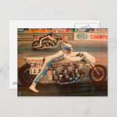 DRAG RACING POSTKARTE (Vorne/Hinten)