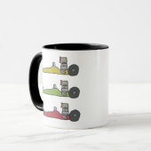 Drag Racing Tasse (Vorderseite Links)