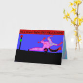 DRAG RACING WIRD GUT BALD KARTE (Gelbe Blume)