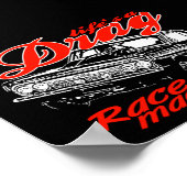 Drag-Rennteam Poster (Ecke)