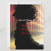 Drag Show Benfit Custom Invitations Einladung (Rückseite)