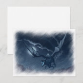 Dragão Alado Postkarte (Vorne/Hinten)