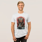 Dragão Tri-Blend Shirt (Vorderseite voll)