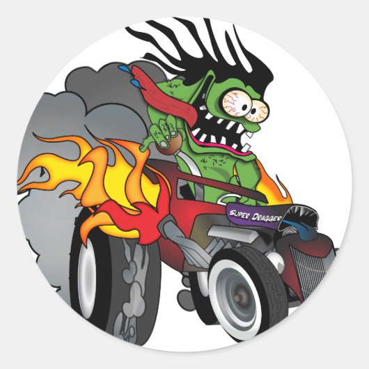 Dragger Sticker (Vorderseite)