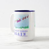 Draggin Behind Again Zweifarbige Tasse (Vorderseite Links)