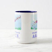 Draggin Behind Again Zweifarbige Tasse (Mittel)