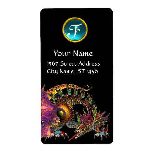 DRAGO, Blue Aquamarine Monogram (Vorne)