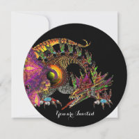 DRAGO/FANTASY-DRAGON IN GOLDPINK LILA
