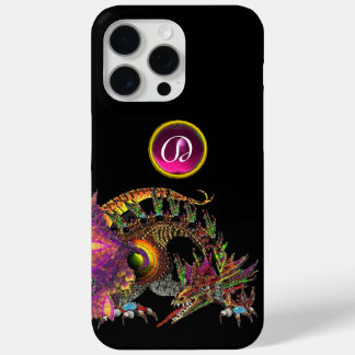 DRAGO, FANTASY DRAGON, PINK LILA GEMSTONE MONOGRAM Case-Mate iPhone HÜLLE