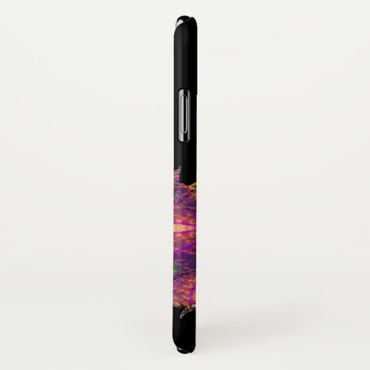 DRAGO, FANTASY DRAGON, PINK LILA GEMSTONE MONOGRAM Case-Mate iPhone HÜLLE (Hinten/Rechts)