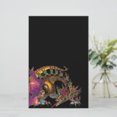 DRAGO/FANTASY GOLD DRAGON IN LILA UND SCHWARZ BRIEFPAPIER (Stehend Vorderseite)